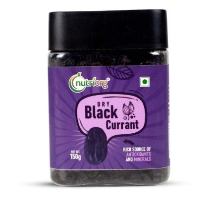 Nutriorg Dried Black Currants | 300g ( Pack 0f 2)